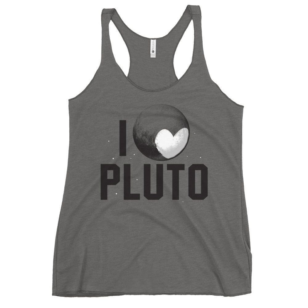I Heart Pluto Women's Racerback Tank