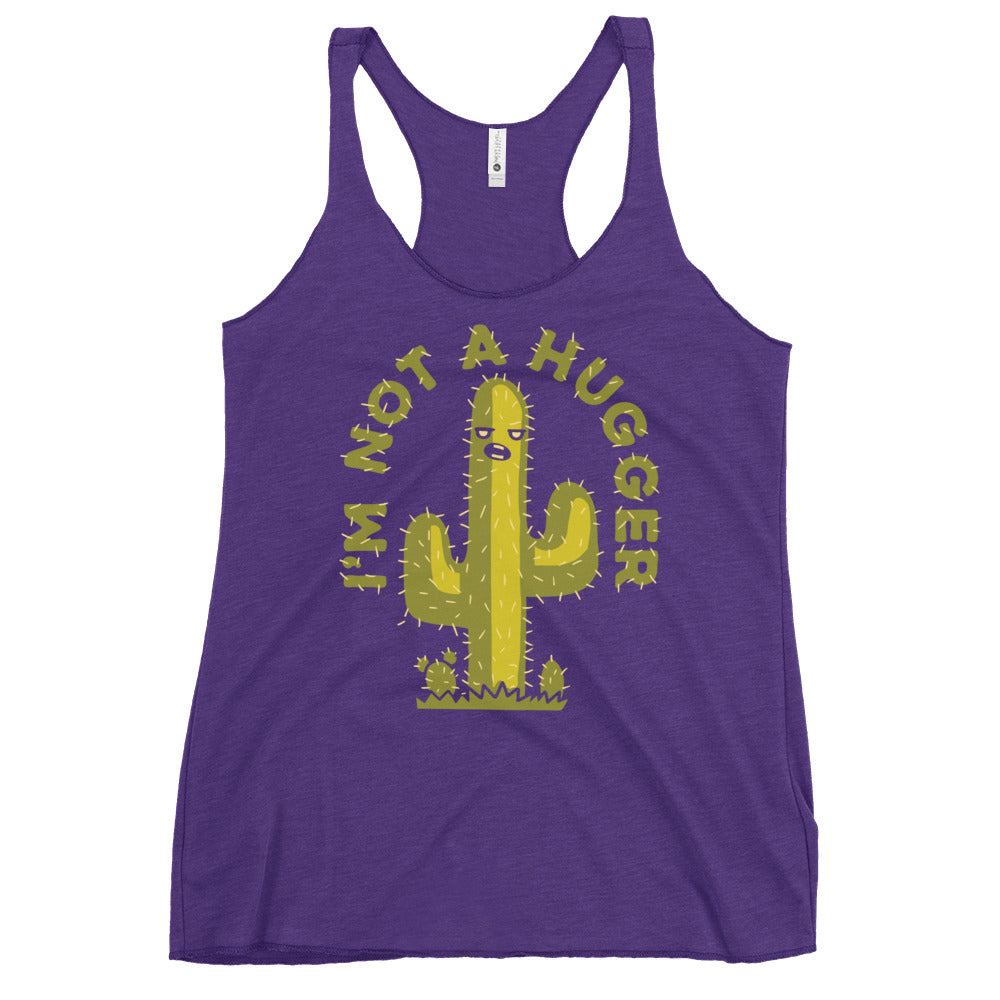 I'm Not A Hugger Women's Racerback Tank