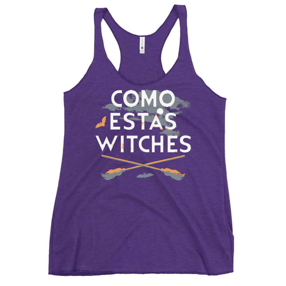 Como Estas Witches Women's Racerback Tank