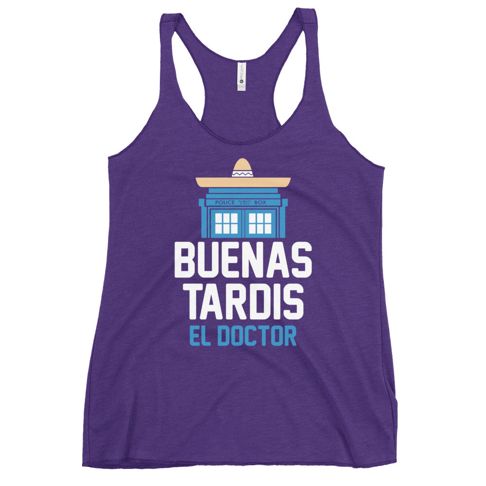 Buenas Tardis Women's Racerback Tank