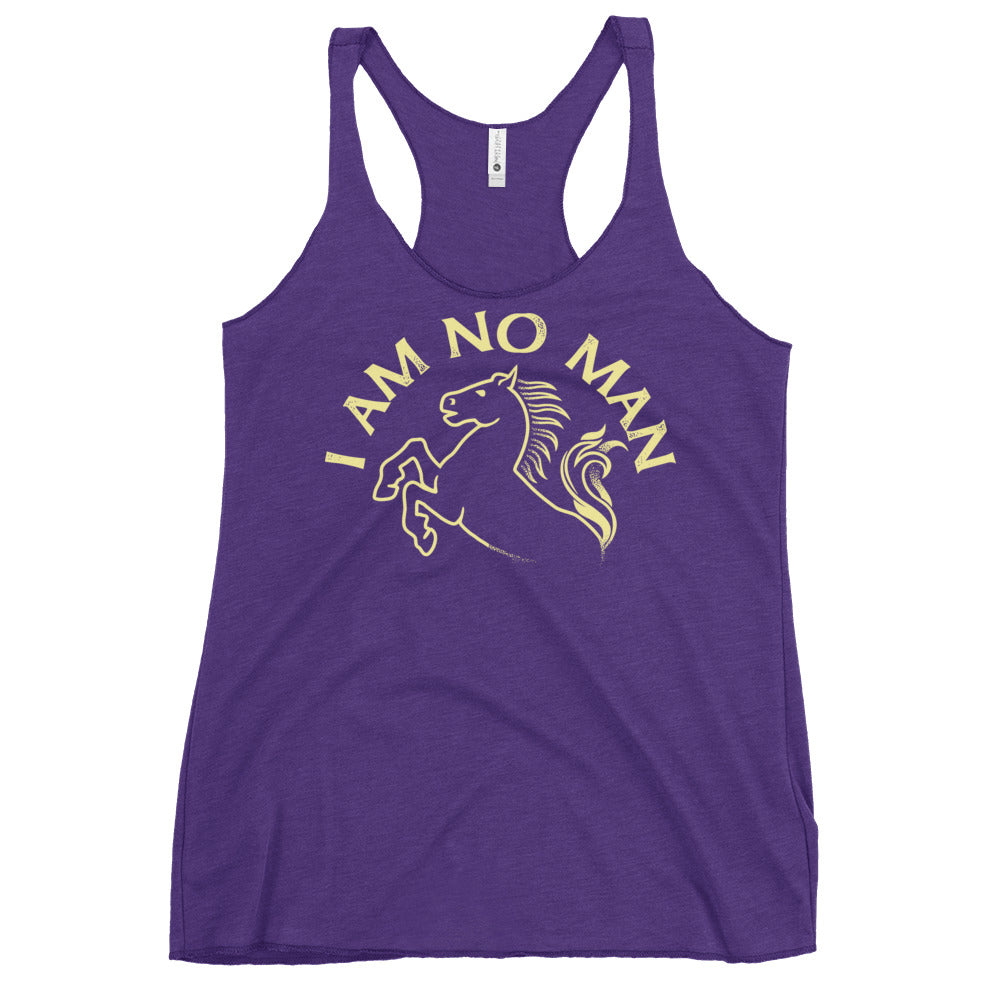 I Am No Man Women's Racerback Tank
