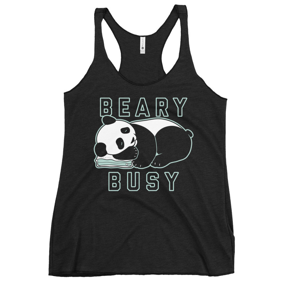 Beary Busy Women's Racerback Tank