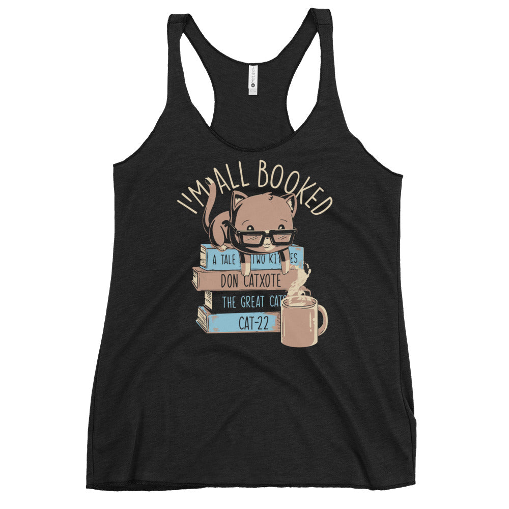 I'm All Booked Women's Racerback Tank