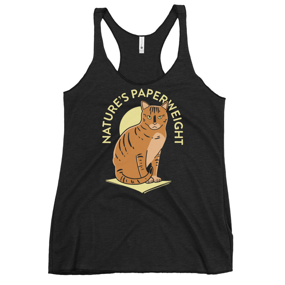 Nature's Paperweight Women's Racerback Tank