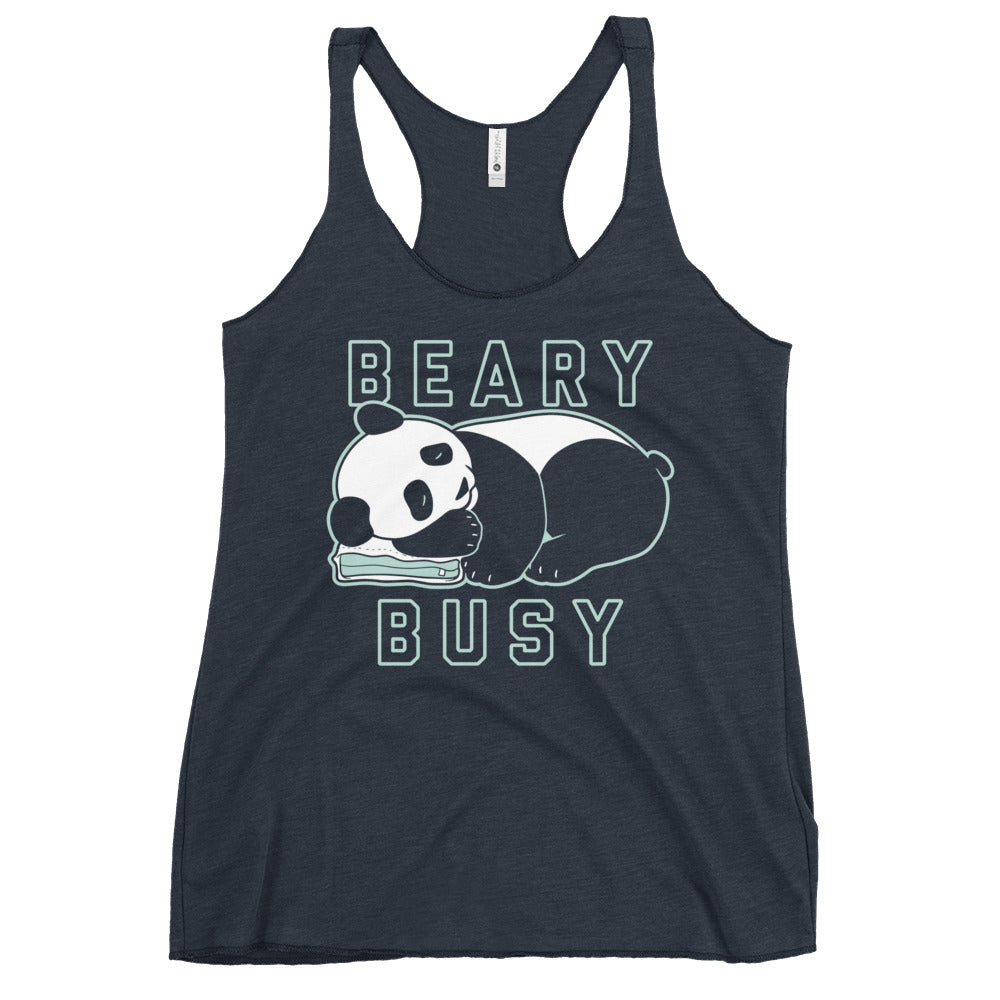 Beary Busy Women's Racerback Tank