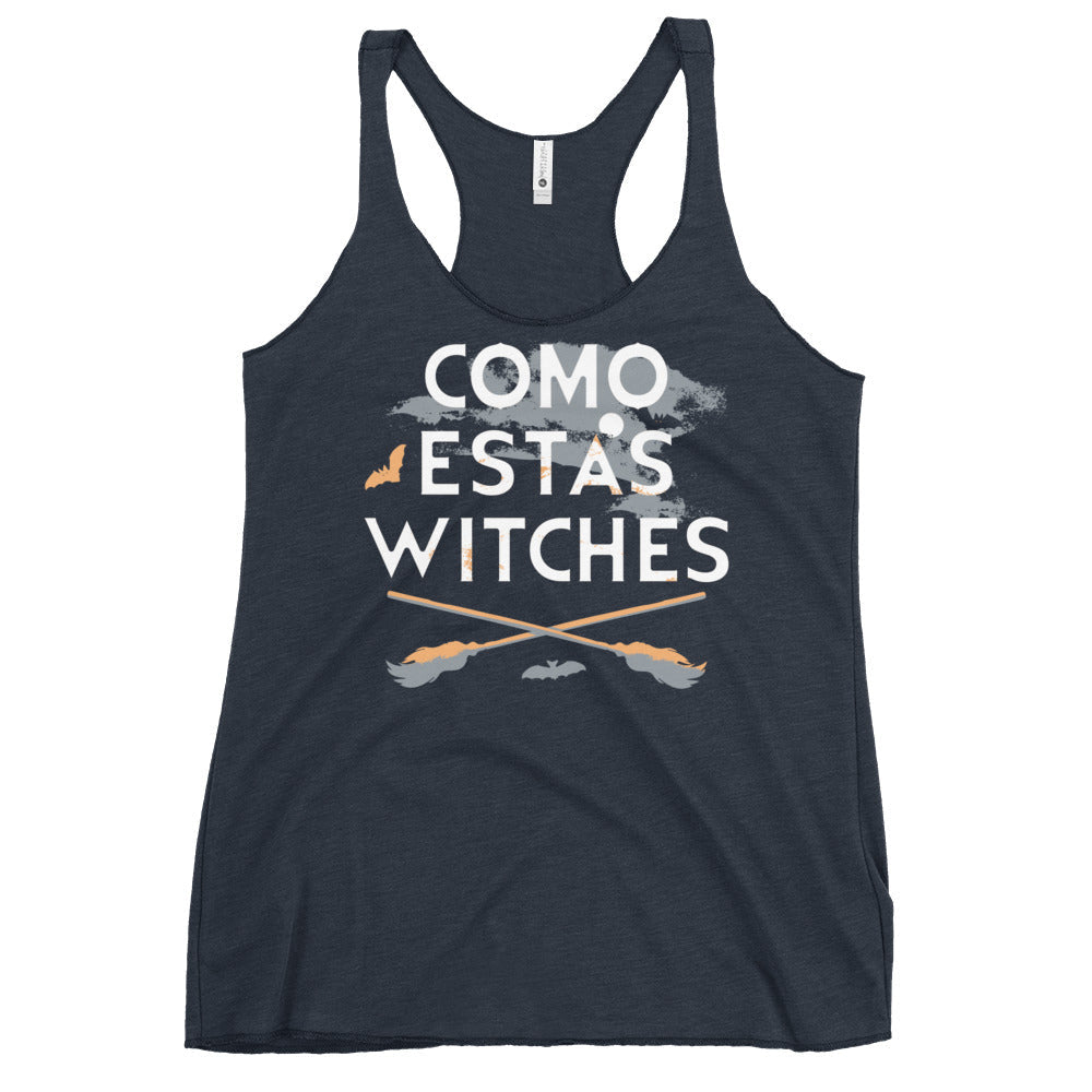 Como Estas Witches Women's Racerback Tank