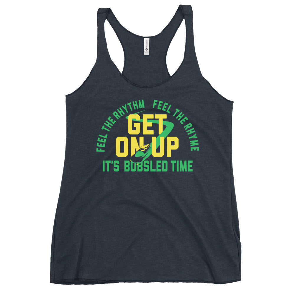 It's Bobsled Time Women's Racerback Tank