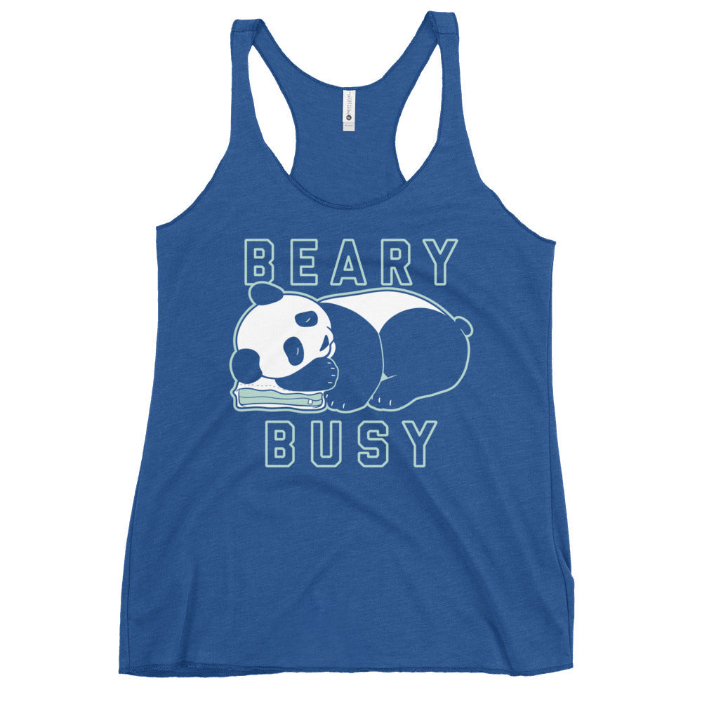 Beary Busy Women's Racerback Tank