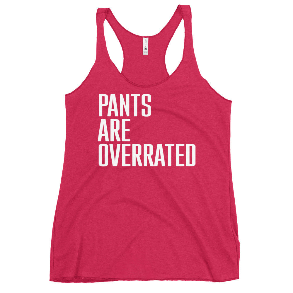 Pants Are Overrated Women's Racerback Tank product image 4