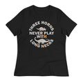 Three Horns Never Play With Long Necks Women's Signature Tee product image 1