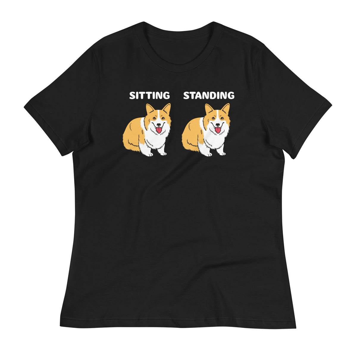 Corgi Sitting And Standing Women's Signature Tee product image 2