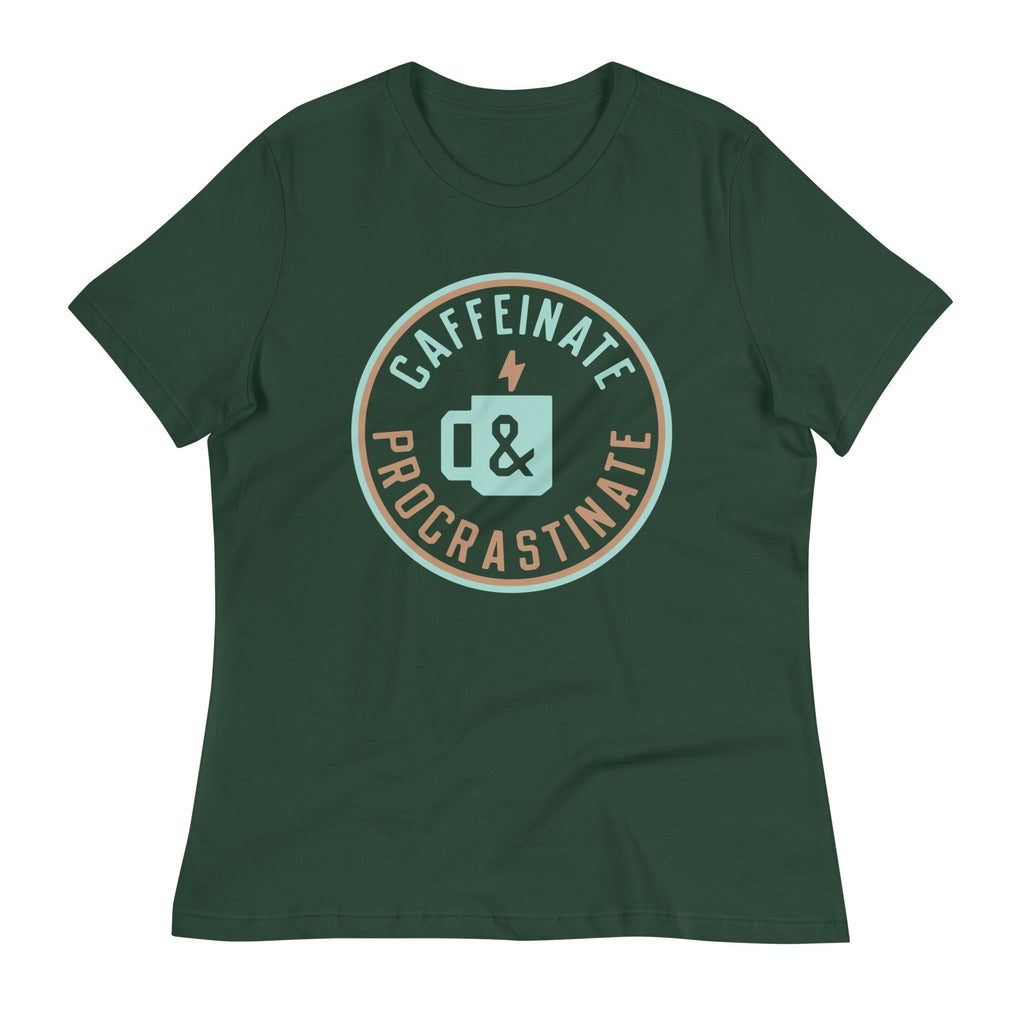 Caffeinate And Procrastinate Women's Signature Tee product image 5