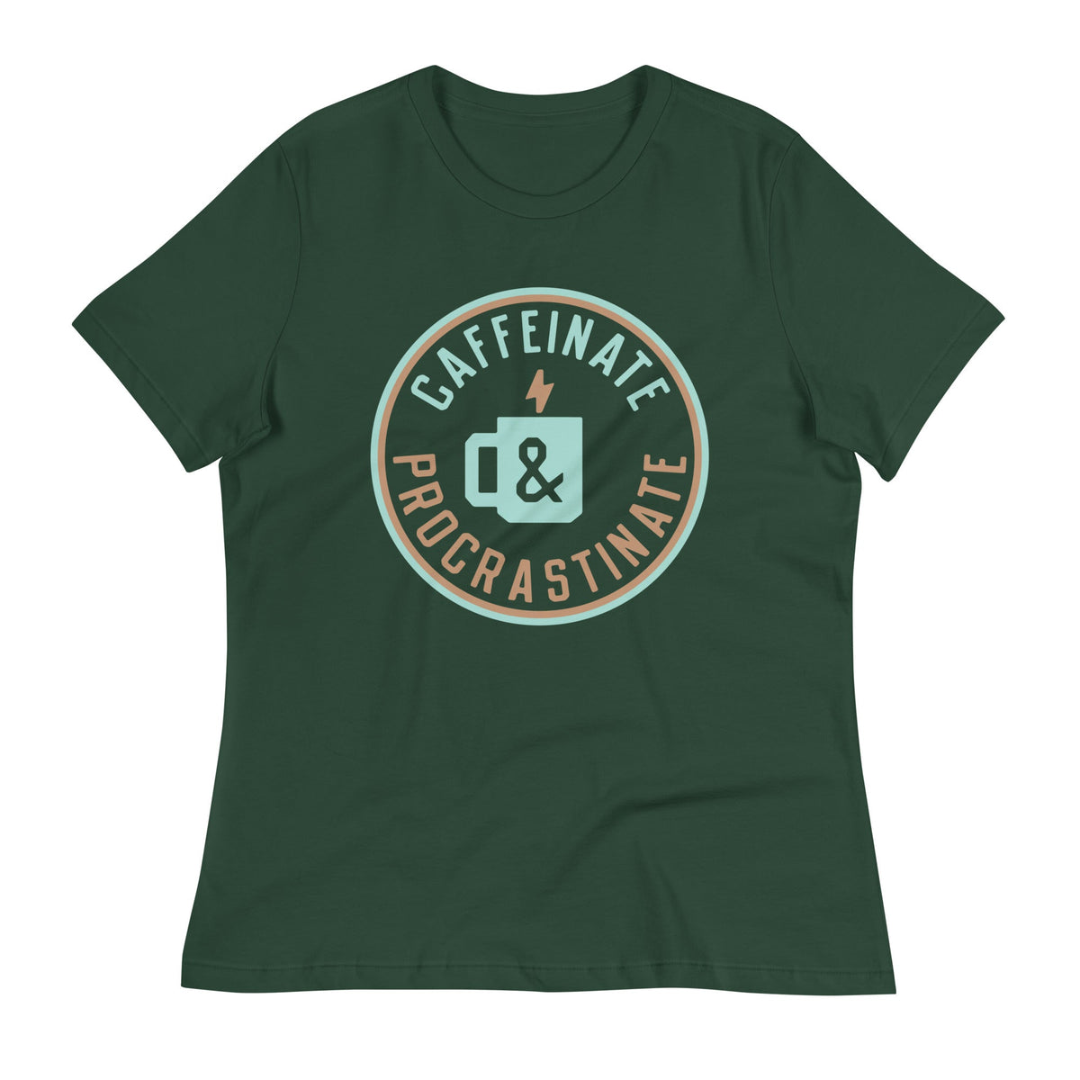 Caffeinate And Procrastinate Women's Signature Tee product image 5