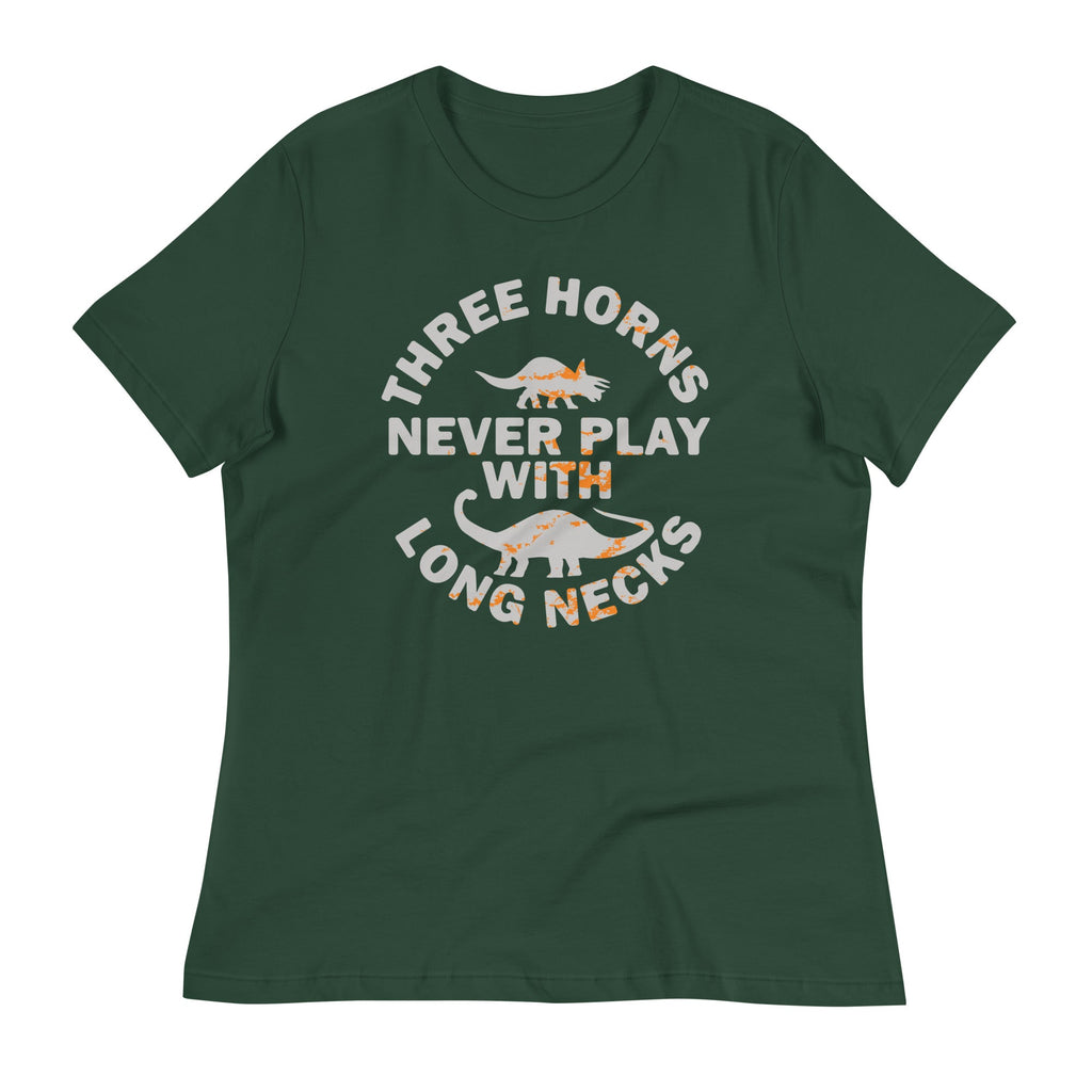 Three Horns Never Play With Long Necks Women's Signature Tee product image 5