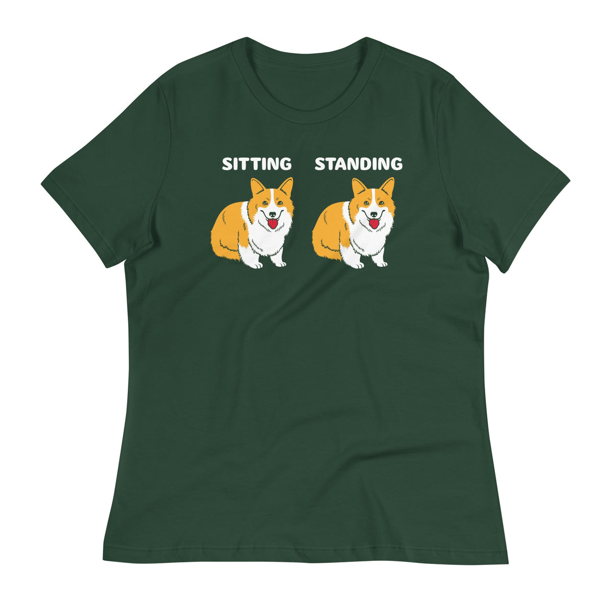 Corgi Sitting And Standing Women's Signature Tee product image 4