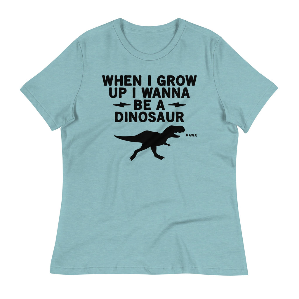When I Grow Up I Wanna Be A Dinosaur Women's Signature Tee product image 1