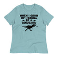 When I Grow Up I Wanna Be A Dinosaur Women's Signature Tee product image 1