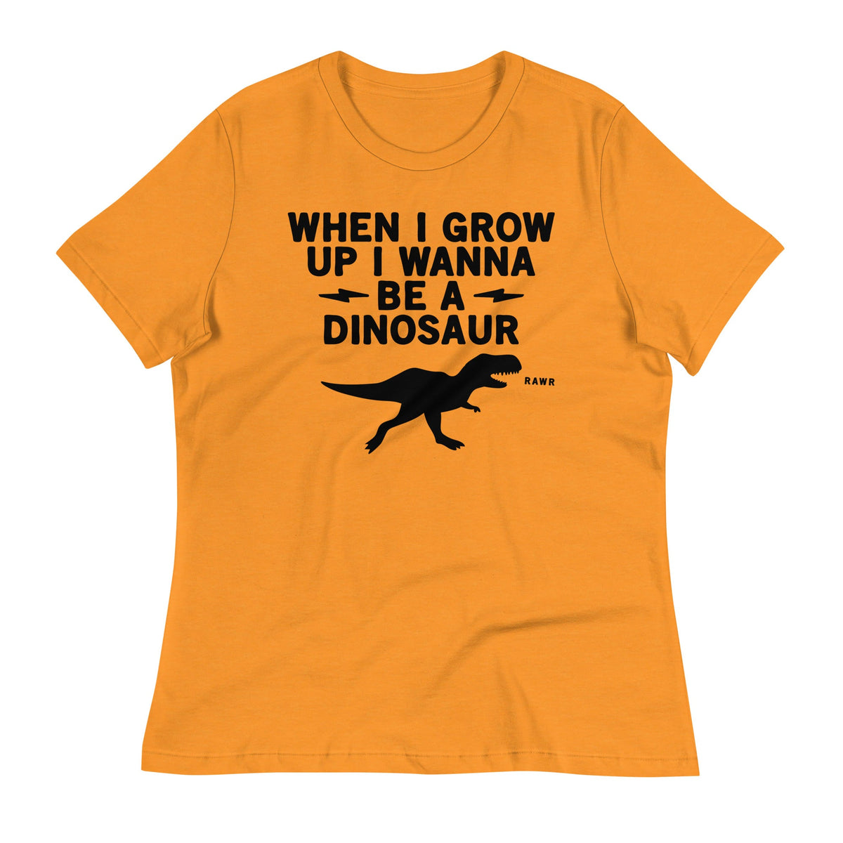 When I Grow Up I Wanna Be A Dinosaur Women's Signature Tee product image 5