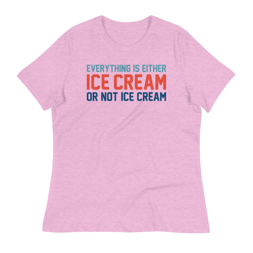 Everything Is Ice Cream Or Not Women's Signature Tee product image 4