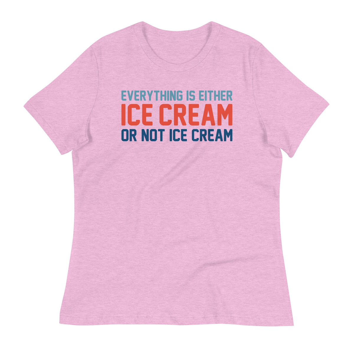 Everything Is Ice Cream Or Not Women's Signature Tee product image 4