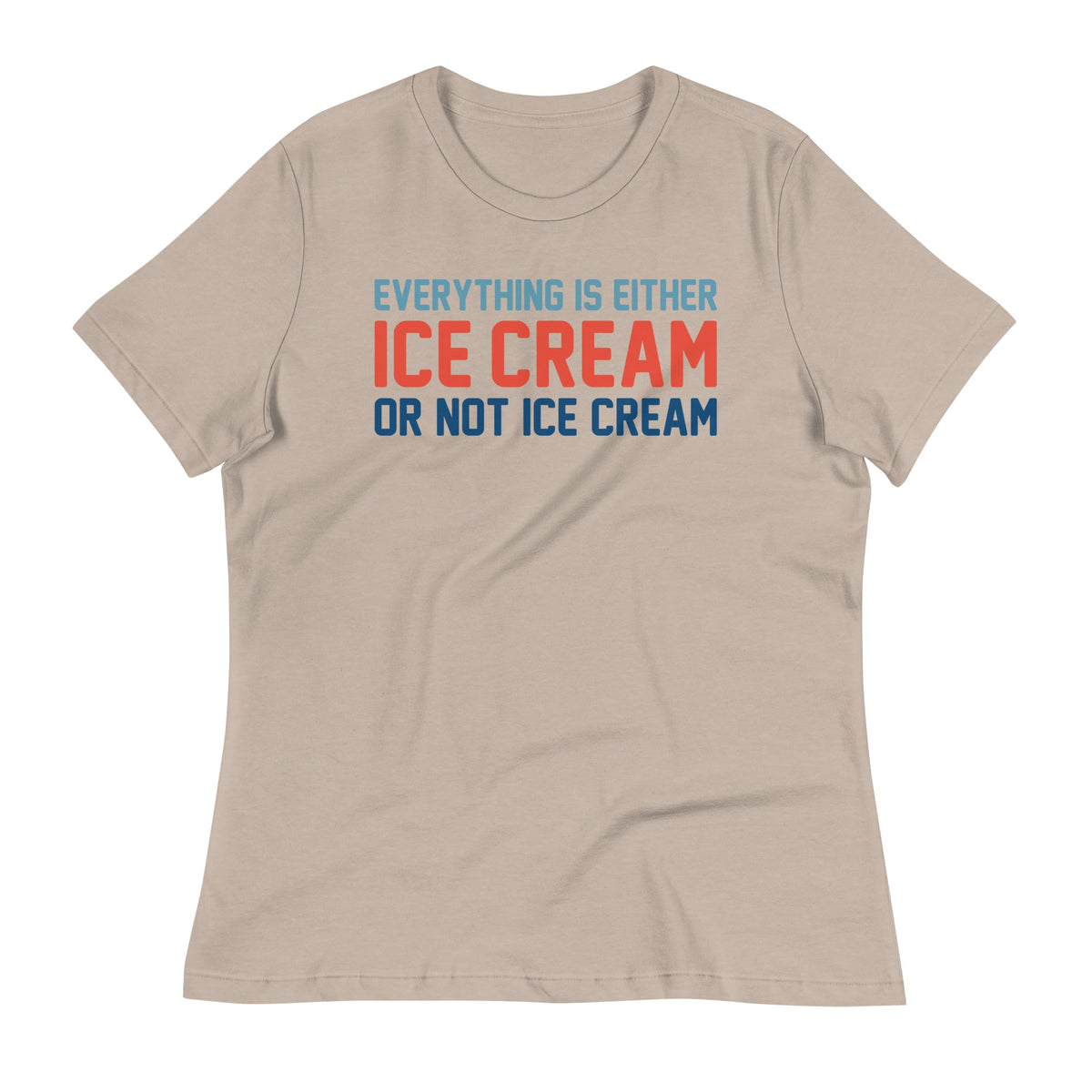 Everything Is Ice Cream Or Not Women's Signature Tee product image 2