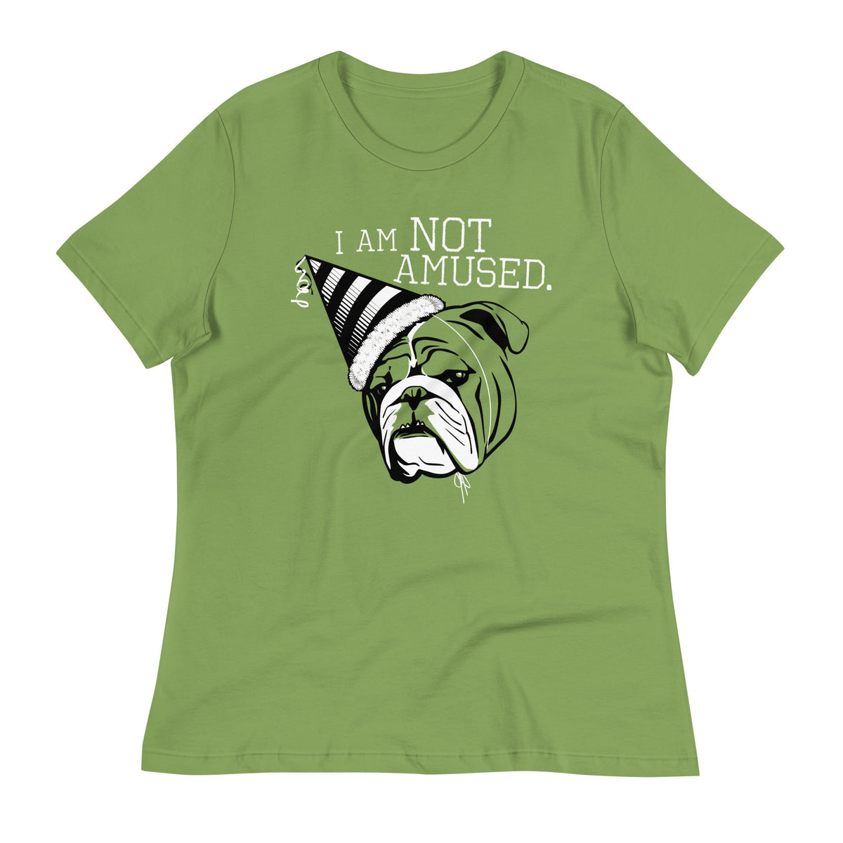 I Am Not Amused Women's Signature Tee product image 5