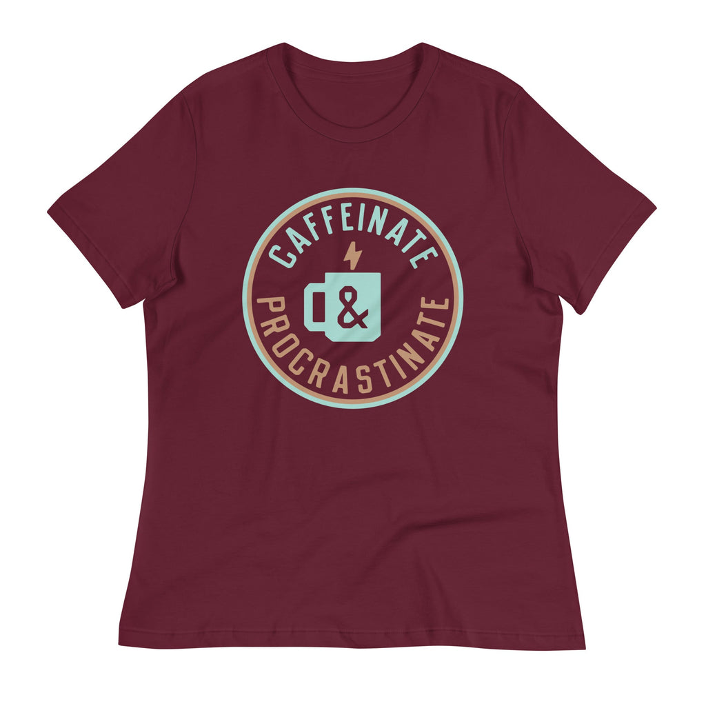 Caffeinate And Procrastinate Women's Signature Tee product image 4