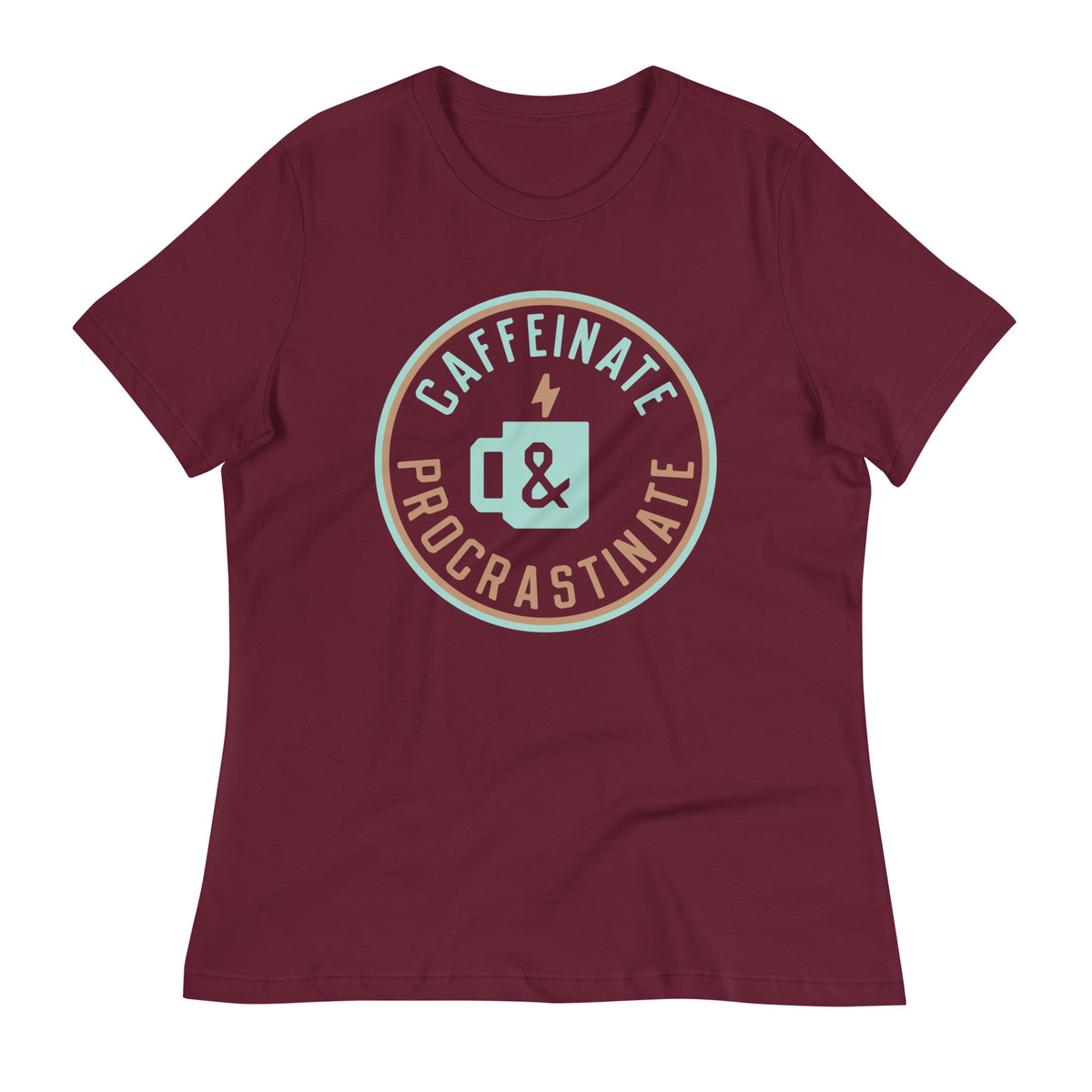 Caffeinate And Procrastinate Women's Signature Tee product image 4