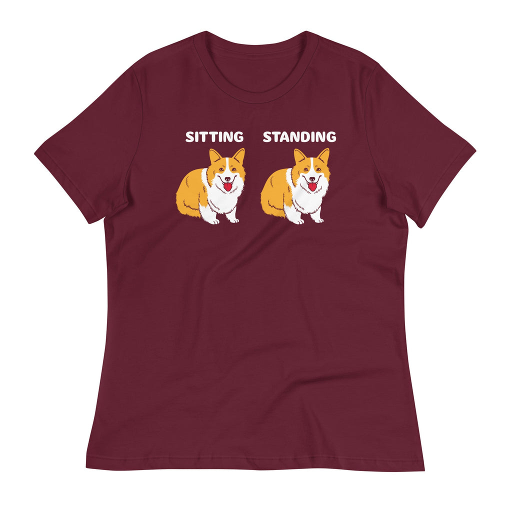 Corgi Sitting And Standing Women's Signature Tee product image 3