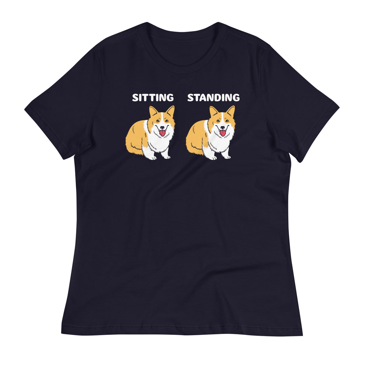 Corgi Sitting And Standing Women's Signature Tee product image 1
