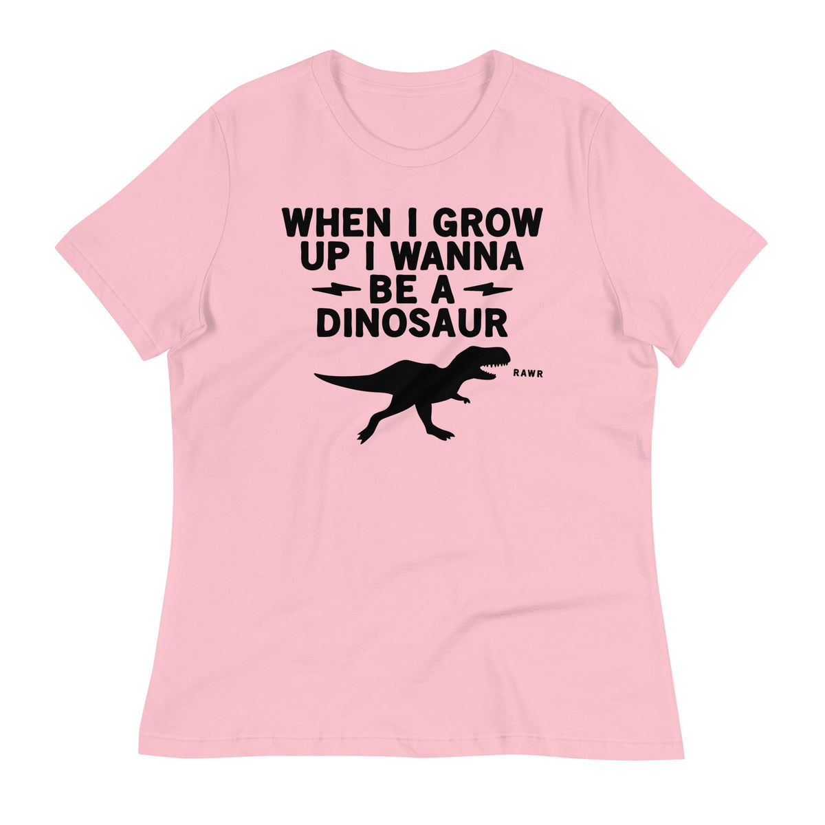 When I Grow Up I Wanna Be A Dinosaur Women's Signature Tee product image 2