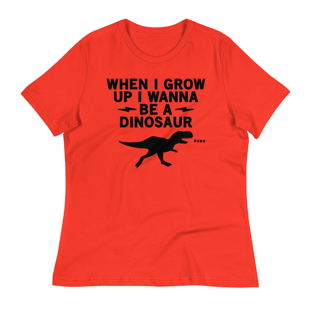 When I Grow Up I Wanna Be A Dinosaur Women's Signature Tee product image 6