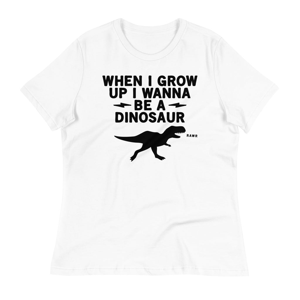 When I Grow Up I Wanna Be A Dinosaur Women's Signature Tee product image 7