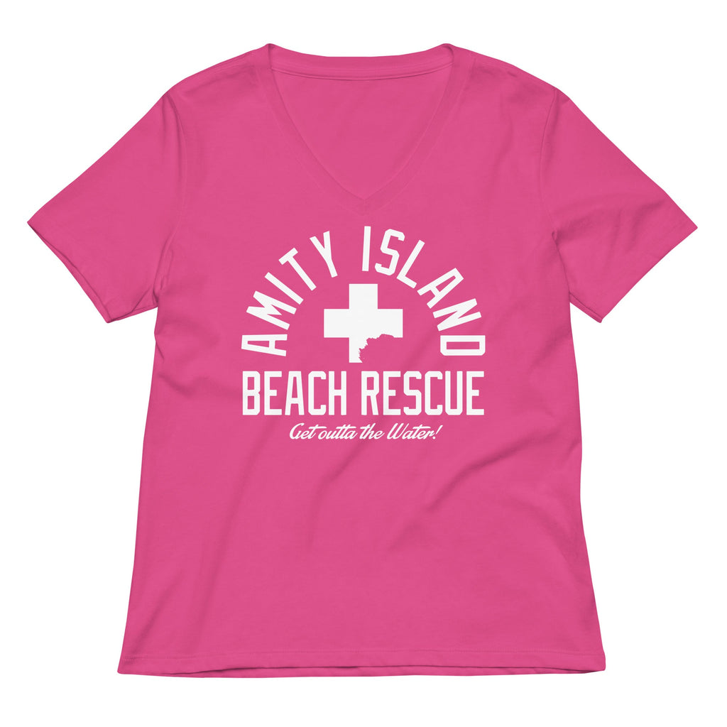 Amity Island Beach Rescue Women's V-Neck Tee product image 6