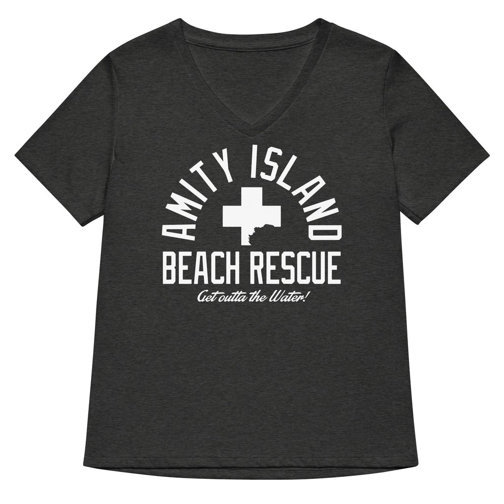 Amity Island Beach Rescue Women's V-Neck Tee product image 3