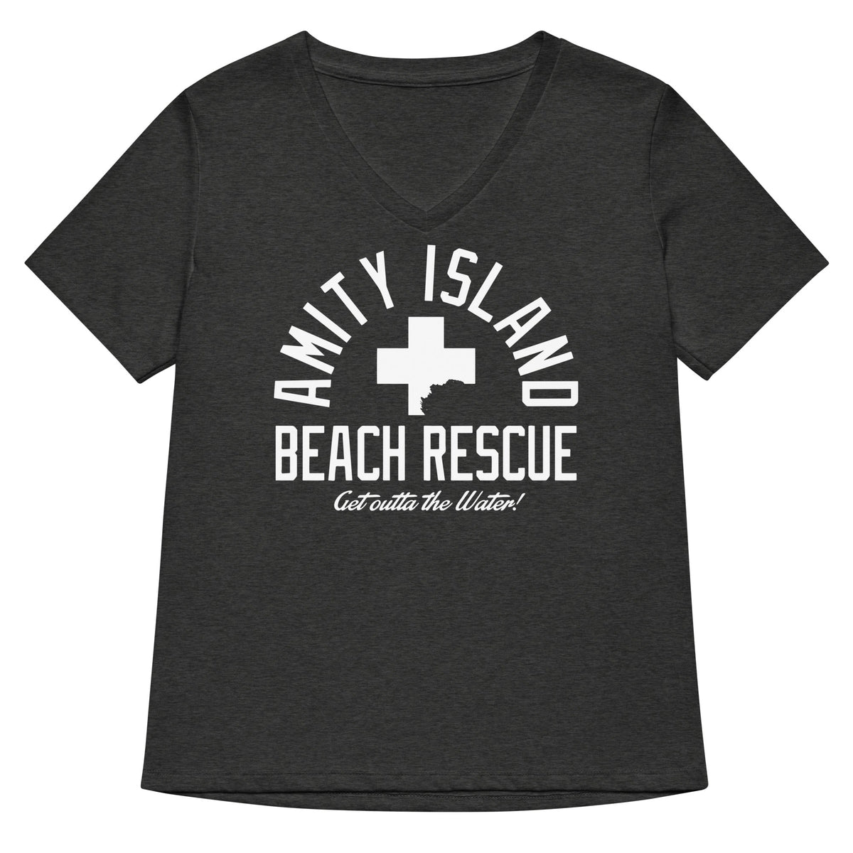 Amity Island Beach Rescue Women's V-Neck Tee product image 3