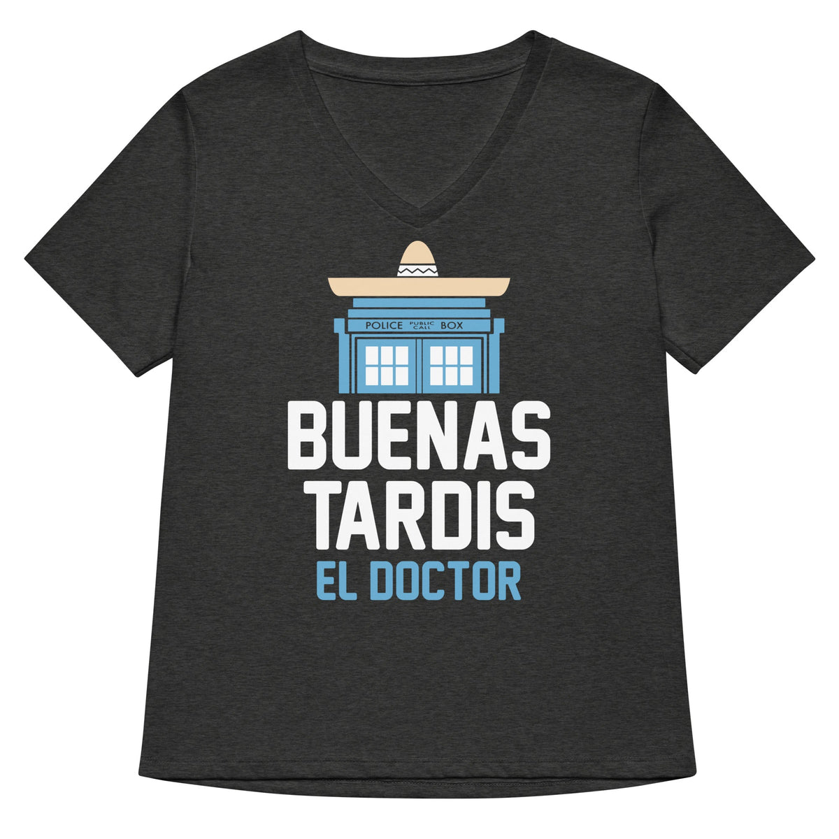 Buenas Tardis Women's V-Neck Tee product image 3