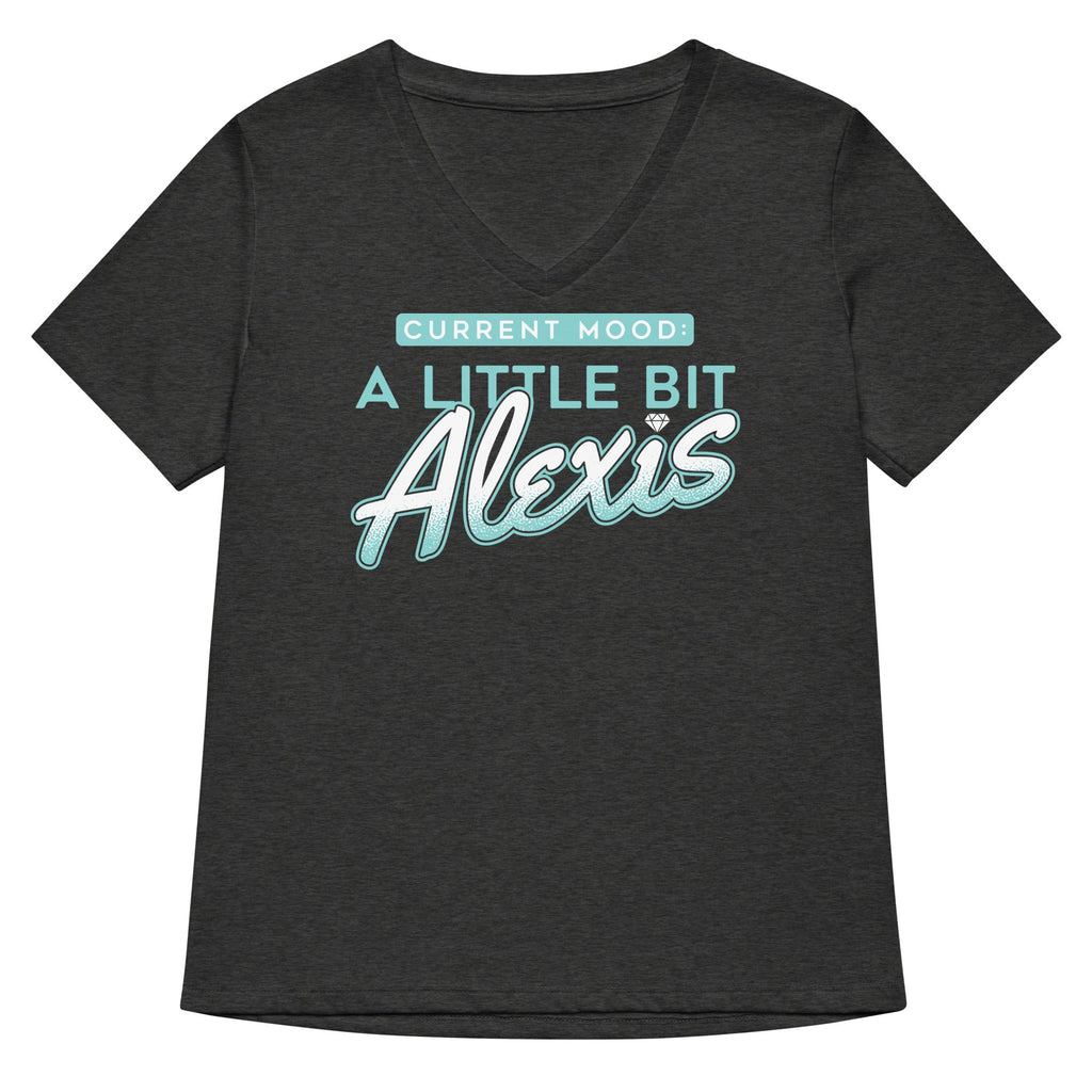 A Little Bit Alexis Women's V-Neck Tee product image 3