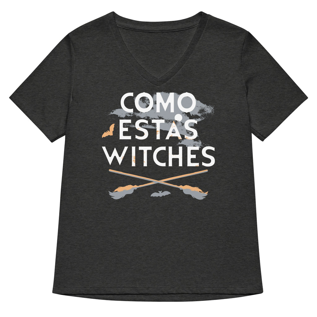 Como Estas Witches Women's V-Neck Tee product image 3