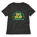 It's Bobsled Time Women's V-Neck Tee product image 1