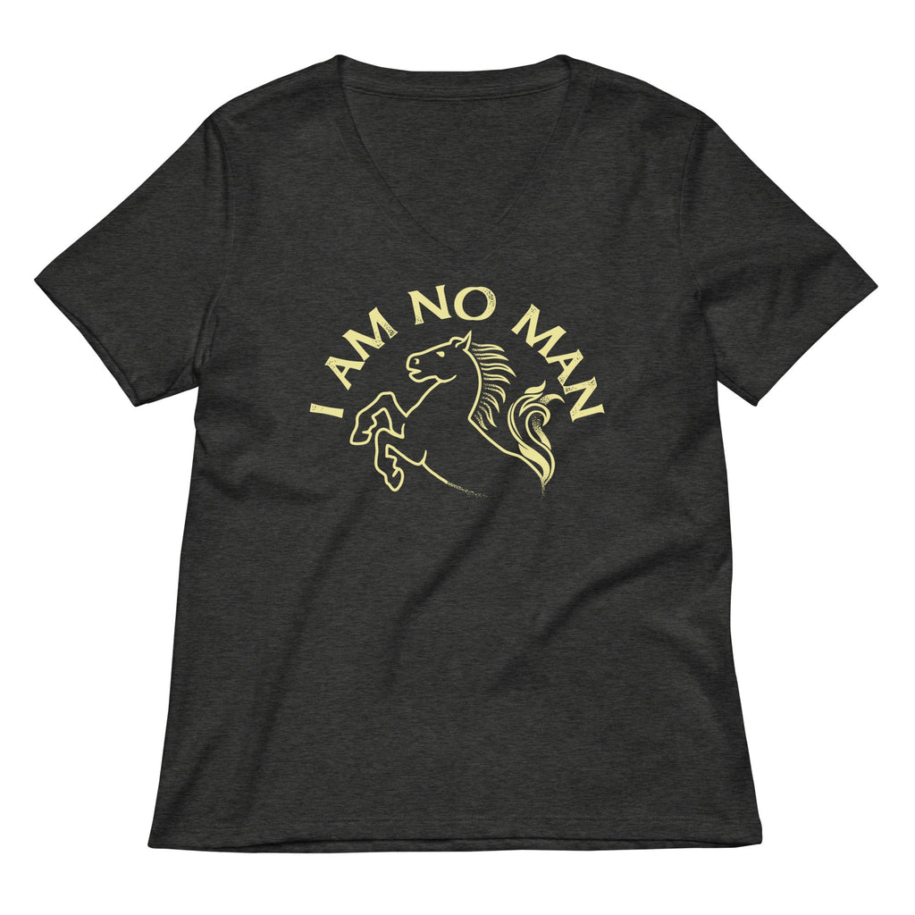 I Am No Man Women's V-Neck Tee product image 3