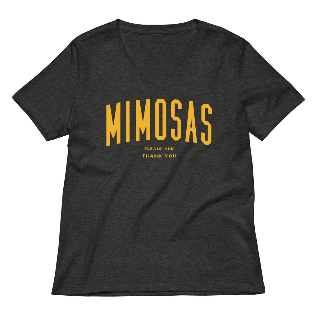 Mimosas Please And Thank You Women's V-Neck Tee product image 3