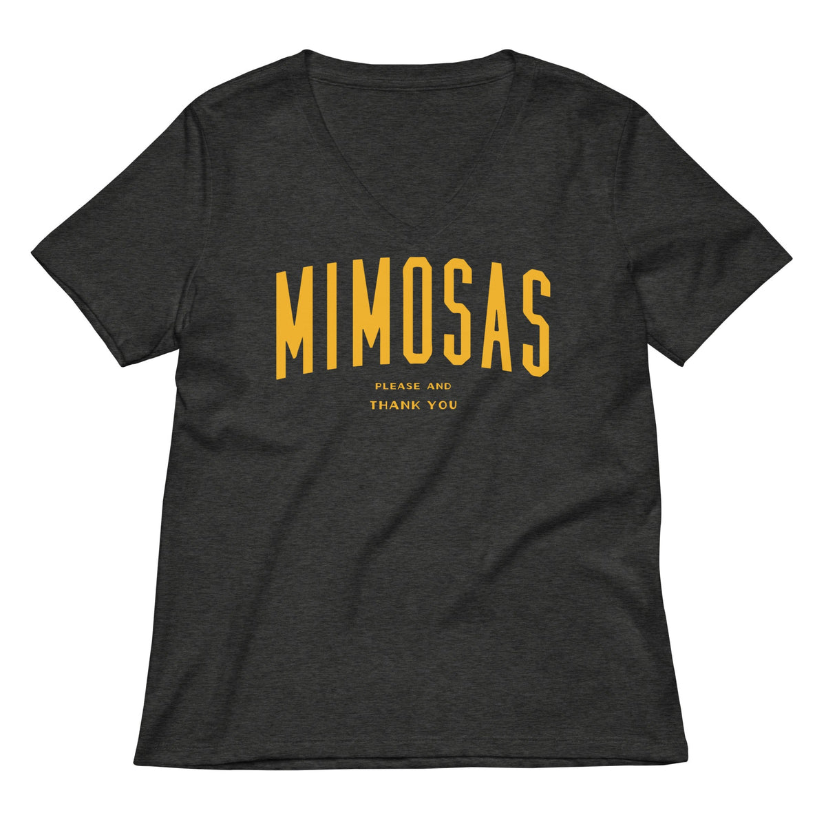 Mimosas Please And Thank You Women's V-Neck Tee product image 3