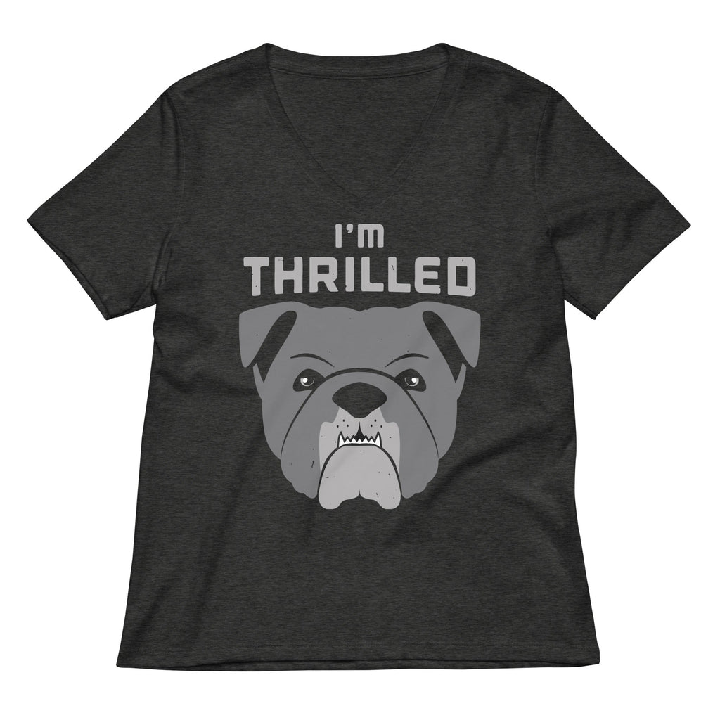 I'm Thrilled Women's V-Neck Tee product image 3