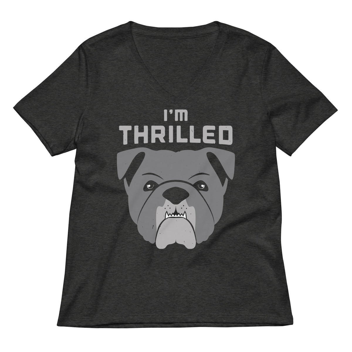 I'm Thrilled Women's V-Neck Tee product image 3