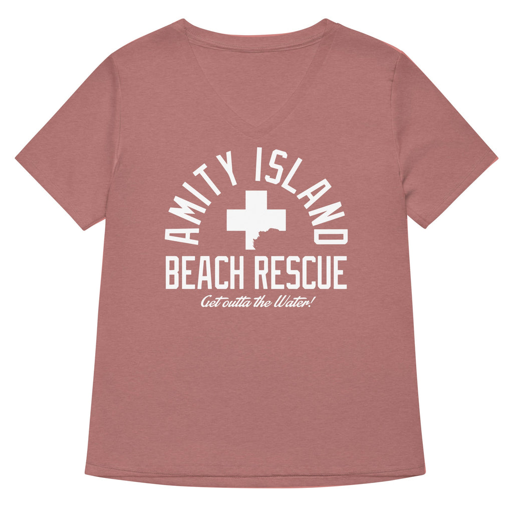 Amity Island Beach Rescue Women's V-Neck Tee product image 5