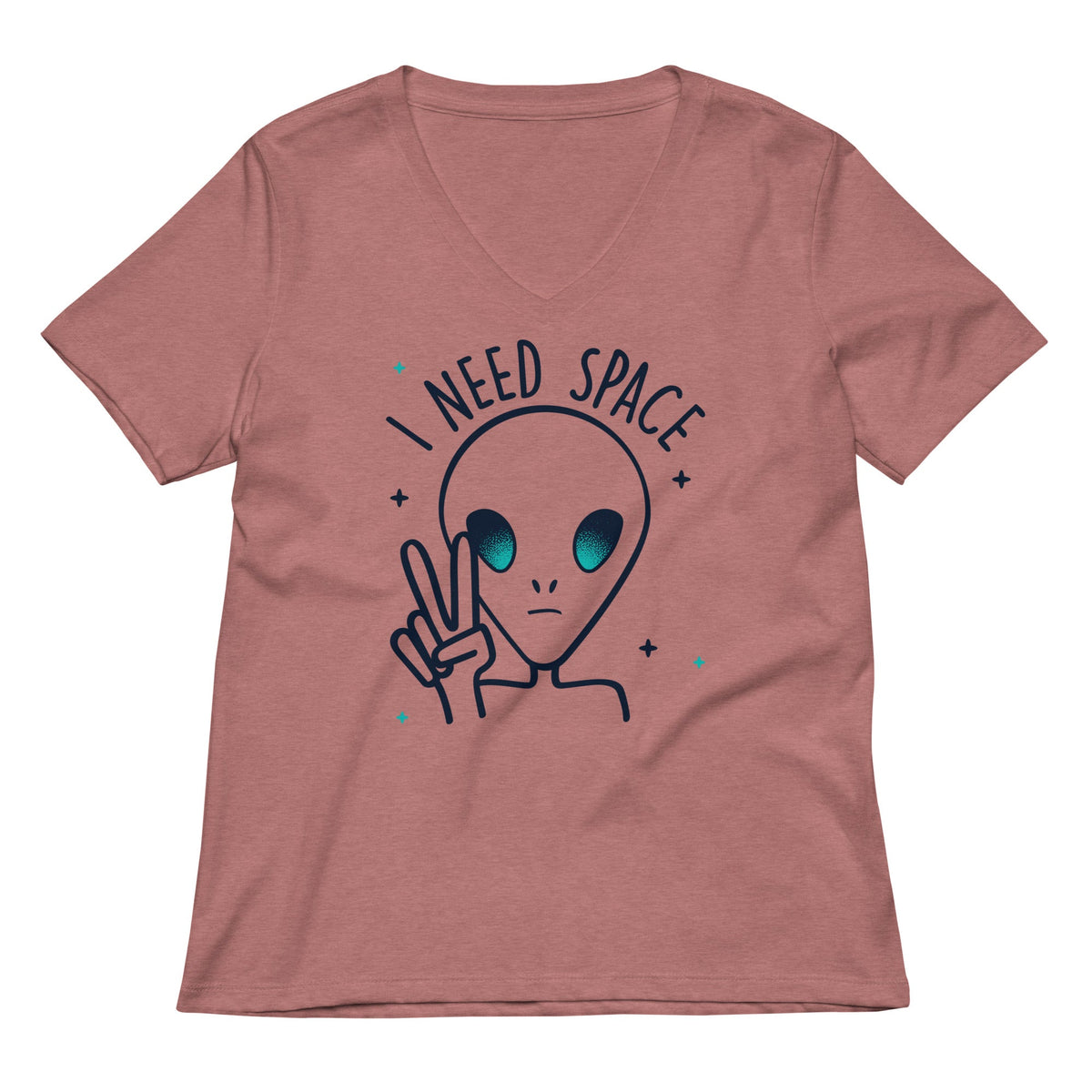 I Need Space Women's V-Neck Tee product image 2