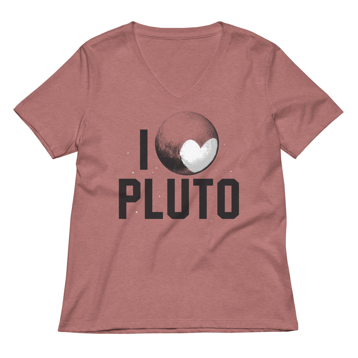 I Heart Pluto Women's V-Neck Tee product image 2