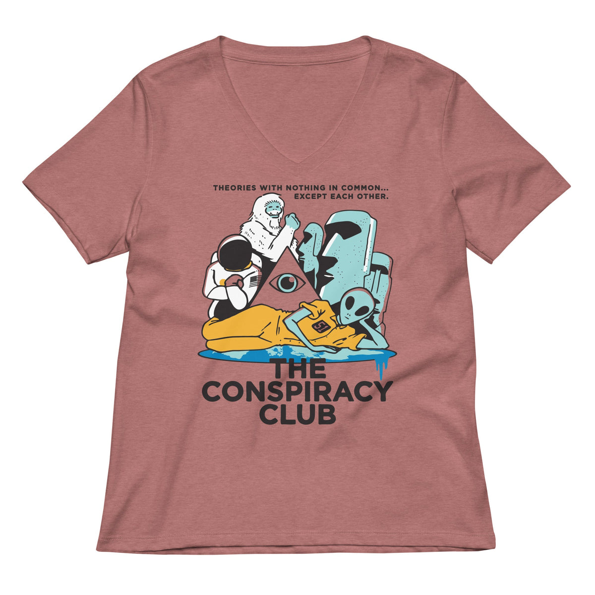 The Conspiracy Club Women's V-Neck Tee product image 2