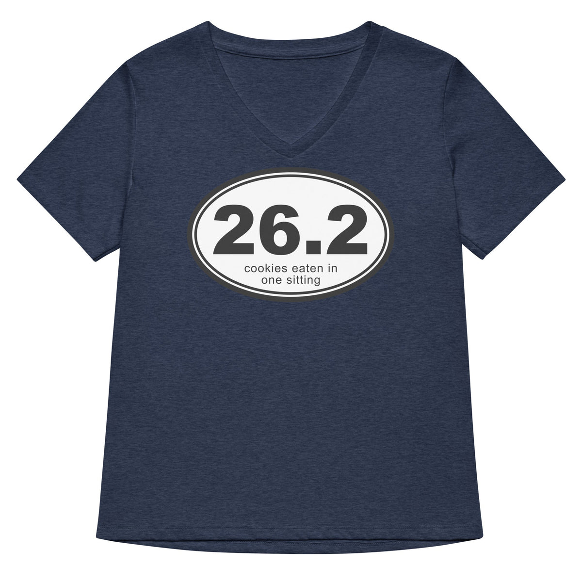 26.2 Cookies Eaten In One Sitting Women's V-Neck Tee product image 3